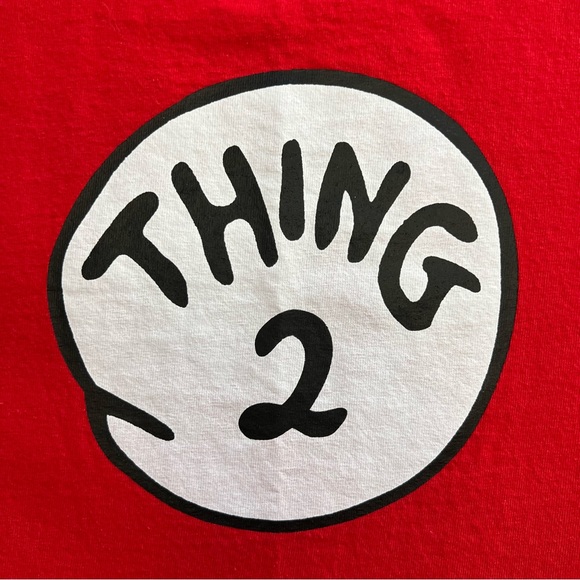 Thing 1 and Thing 2 Shirts Youth Large Shirts - Picture 5 of 14